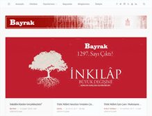 Tablet Screenshot of bayrakyayincilik.com